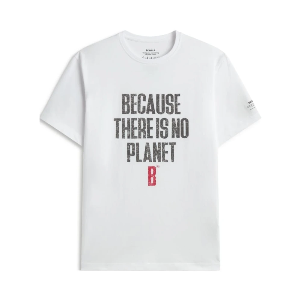 Ecoalf Men's White T-Shirts, M, Statet T-Shirt
