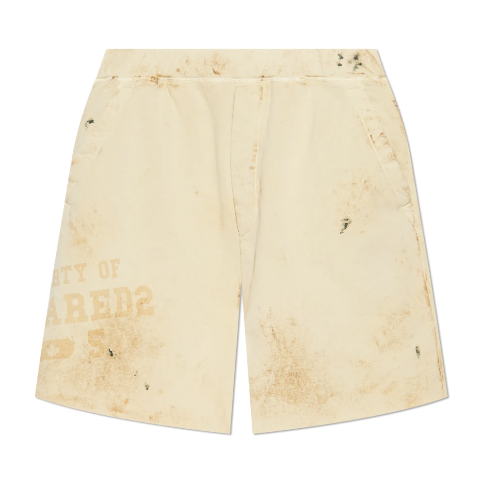 Dsquared2 Sweat shorts Beige Heren