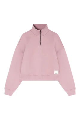 Jersey Zip-Up Sweatshirt