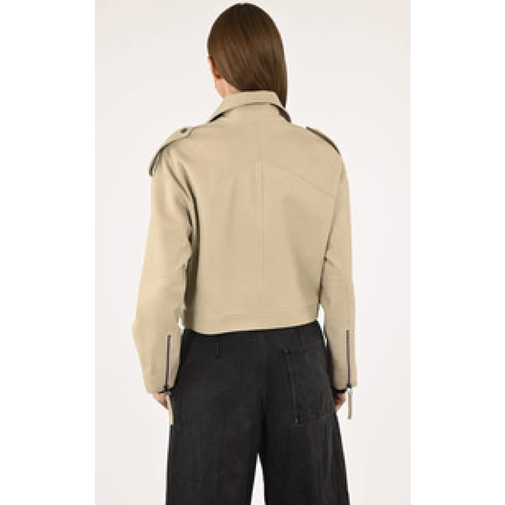 La Canadienne Beige Lam Couture Jack Beige Dames