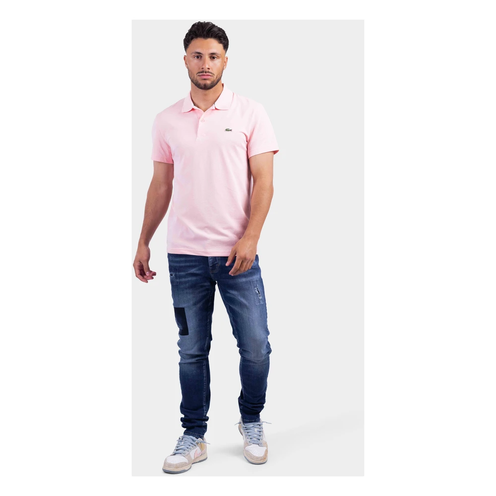 Lacoste Heren Roze Polo Shirt Ph4012 Pink Heren