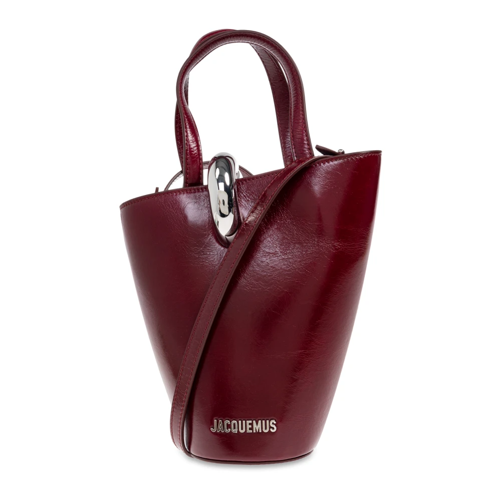 Jacquemus Red Handbags, Female, One Size, Le Petit Bambola Shoulder Bag