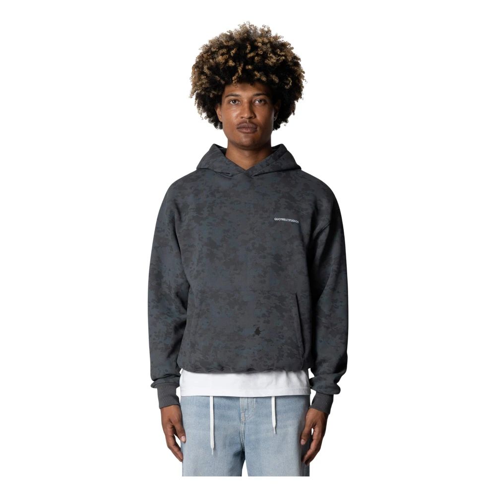 Quotrell Angel Hoodie Grijs Heren Gray Heren