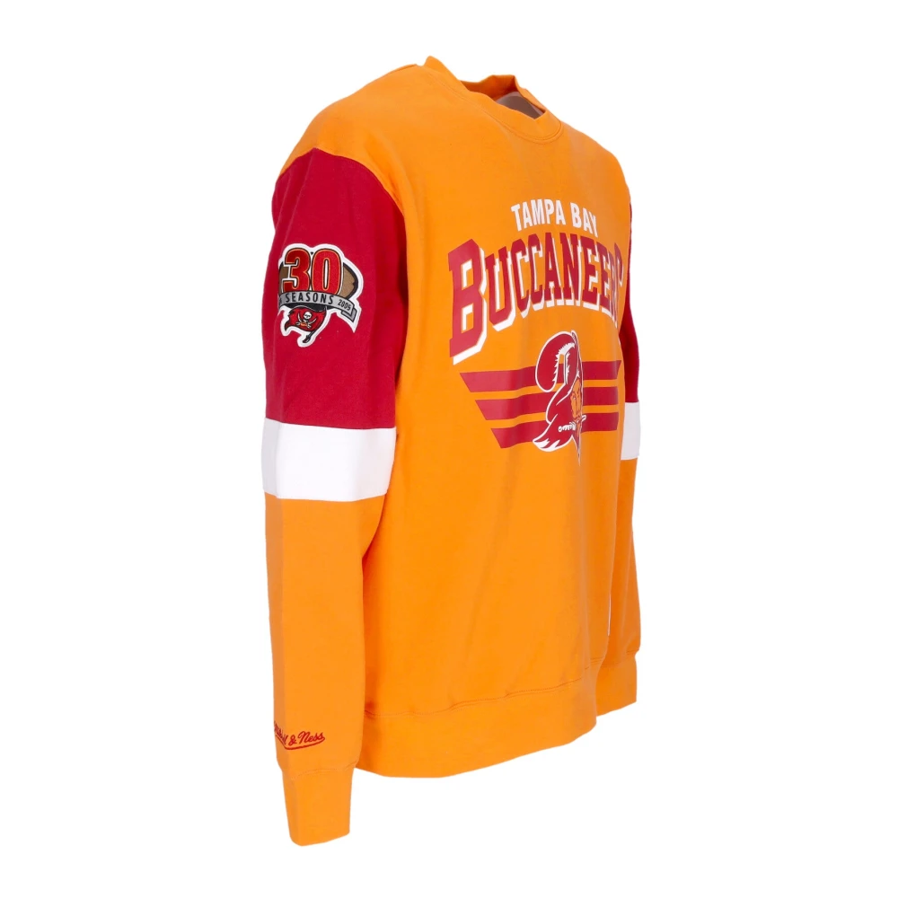 Mitchell & Ness NFL Crewneck Sweatshirt Tampa Bay Buccaneers Orange Heren