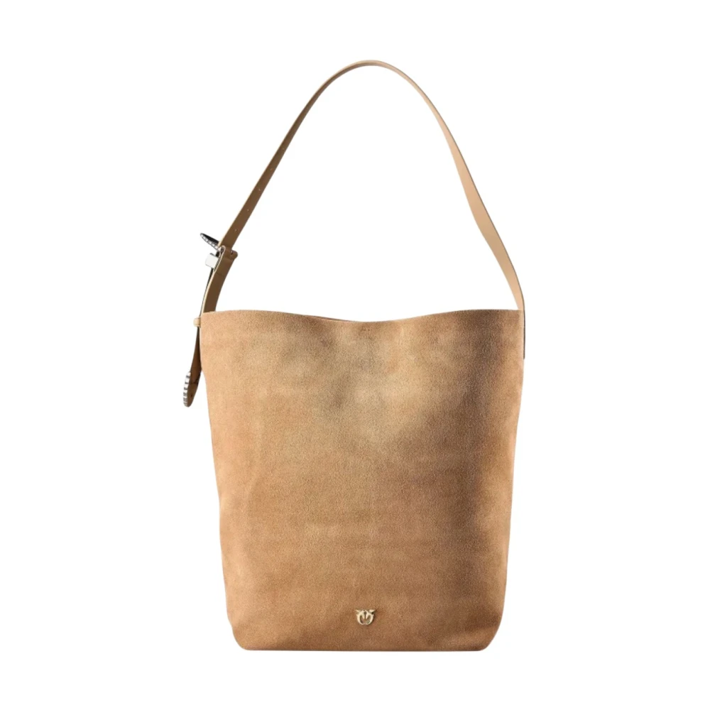 Pinko Women's Beige Trittico Bucket Big - Bucket Bags - One Size - Bags