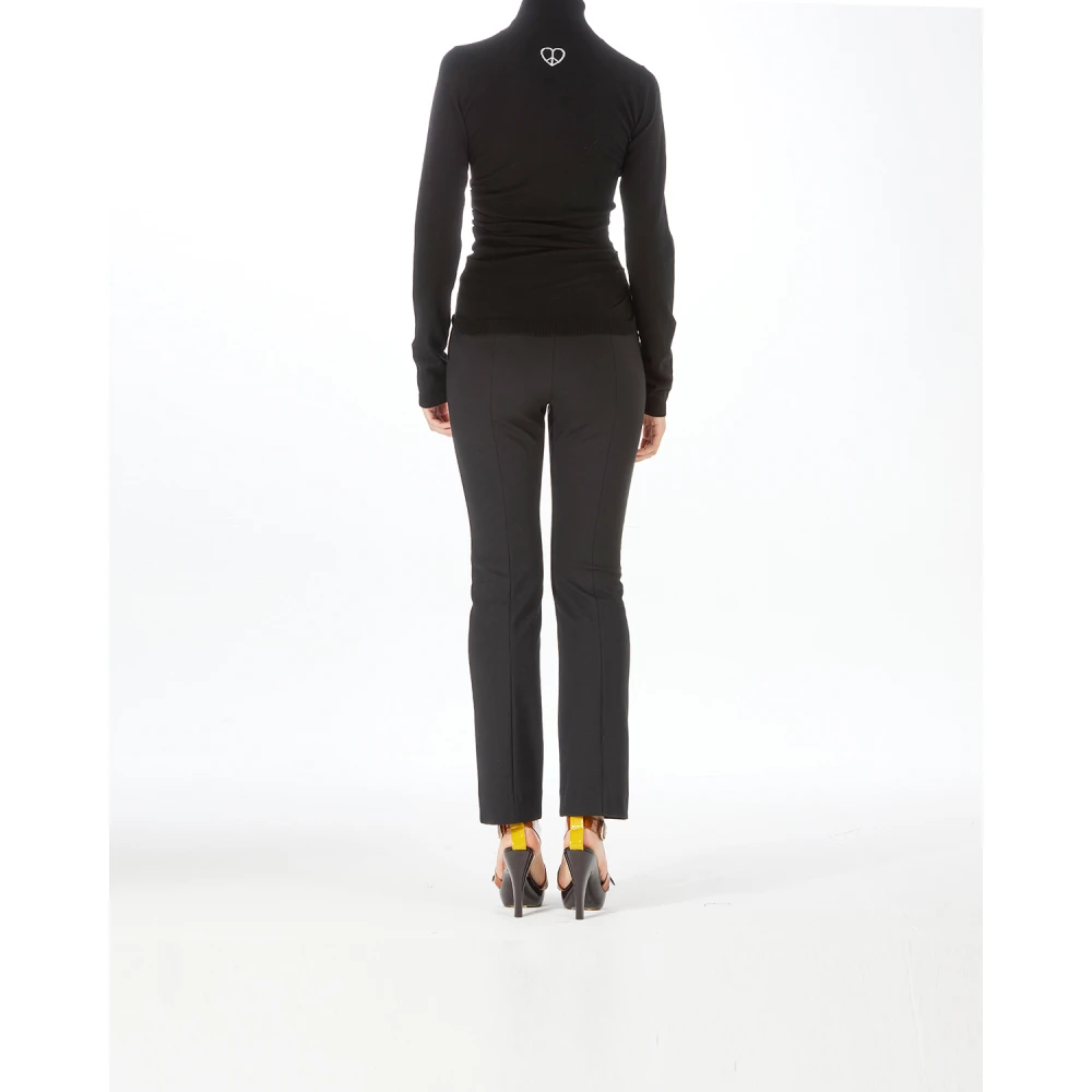 Moschino Hart Vrede Turtleneck Sweater Black Dames