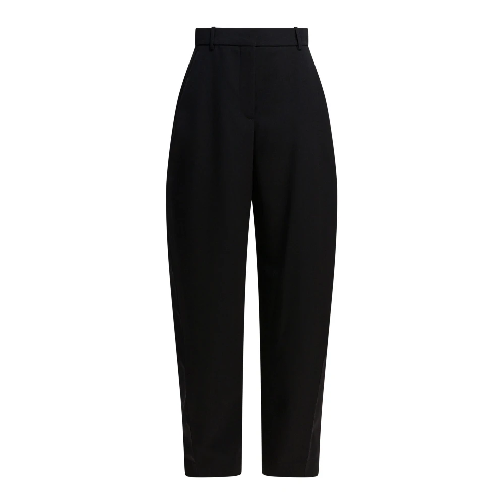 Givenchy Women's Black Cocoon Wool Trousers - Wide Trousers - Xs - Trousers