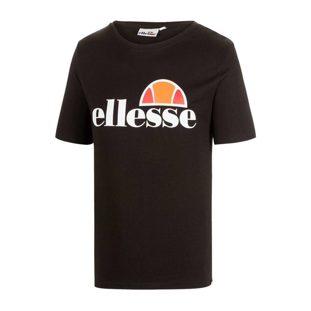 Ellesse Hombre Negra Camiseta Logo Extendido