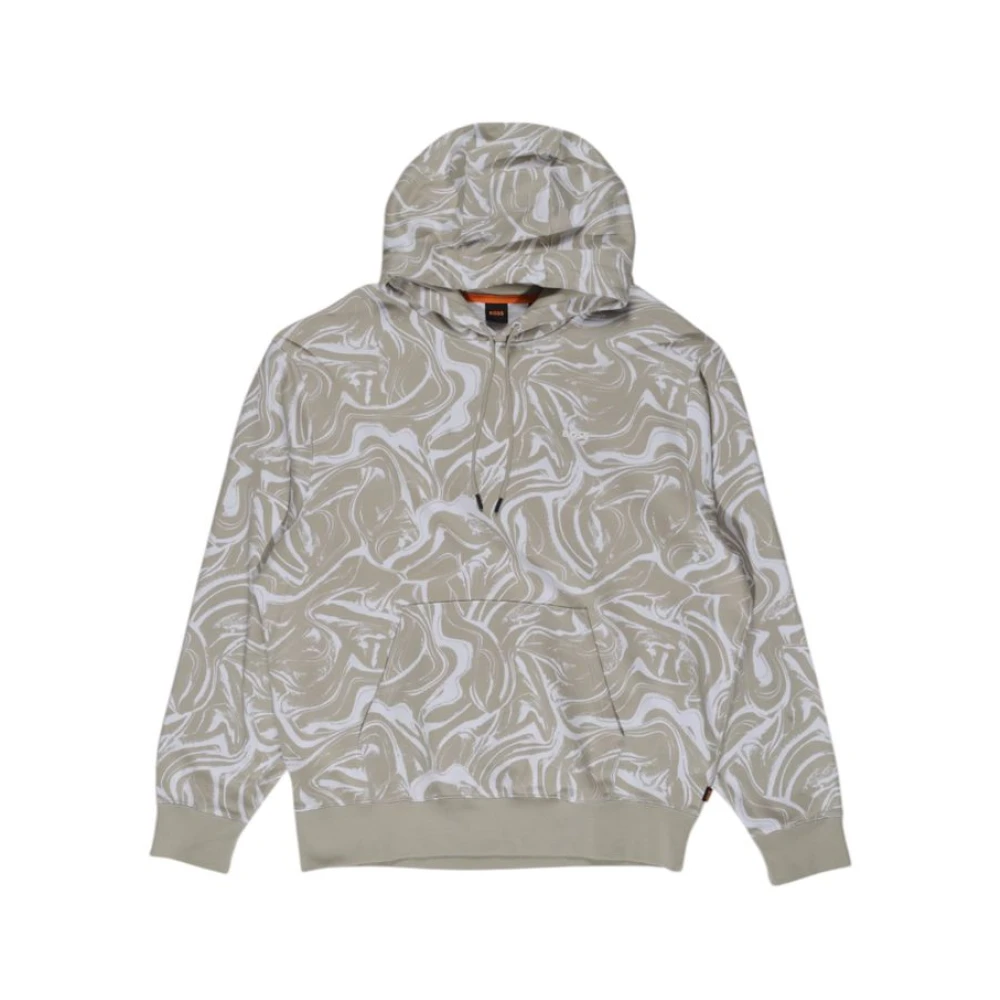 Hugo Boss Beige Katoenen Trui Herfst Winter Collectie Beige Heren