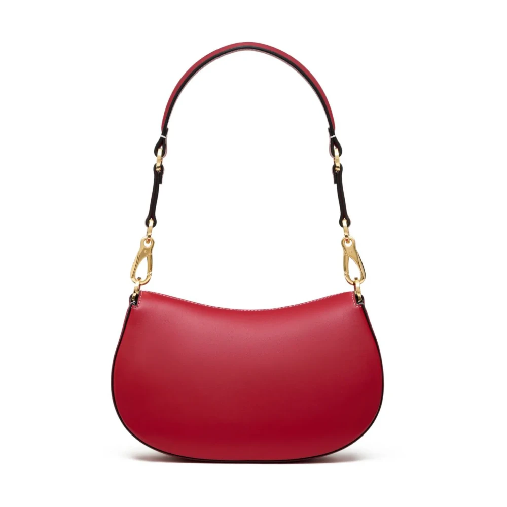 Valentino Garavani Rode VLogo Signature Leren Tas Red Dames