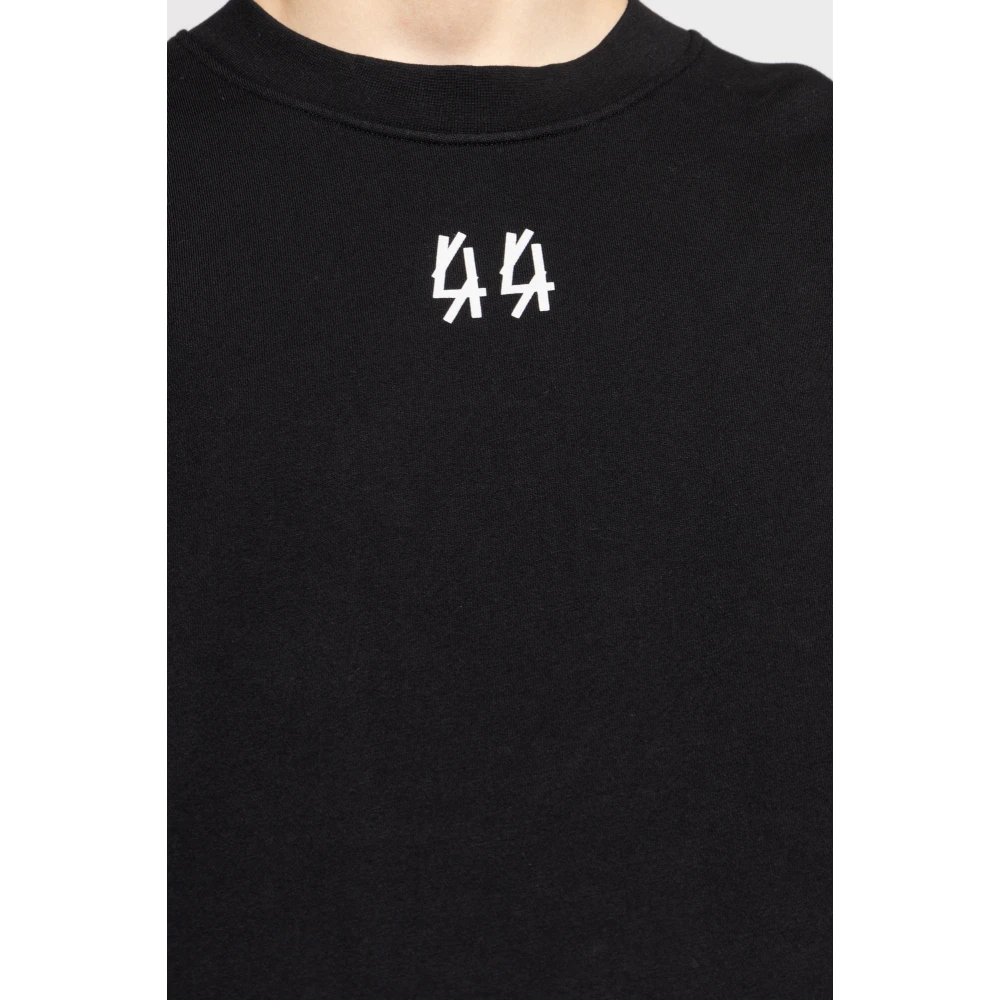 44 Label Group Sweatshirt met logo Black Heren