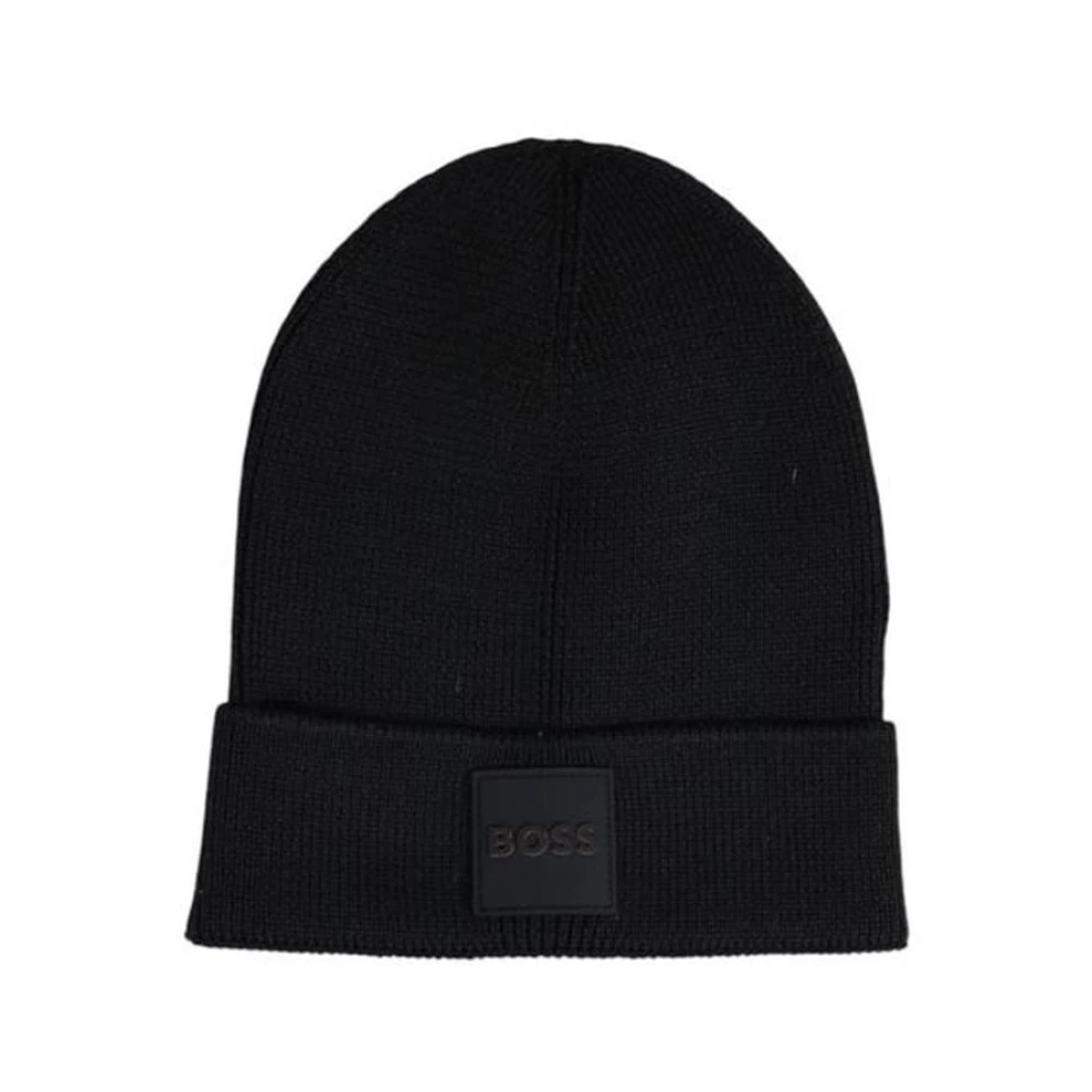 Hugo Boss Stijlvolle herenhoeden voor herfst winter Black Heren