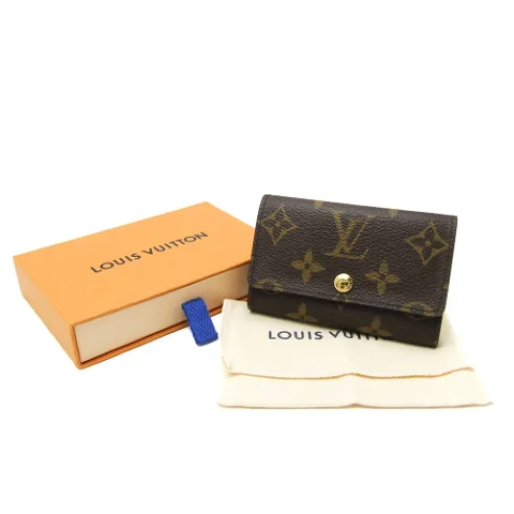 Louis Vuitton Vintage Pre-owned Fabric key-holders Brown Dames