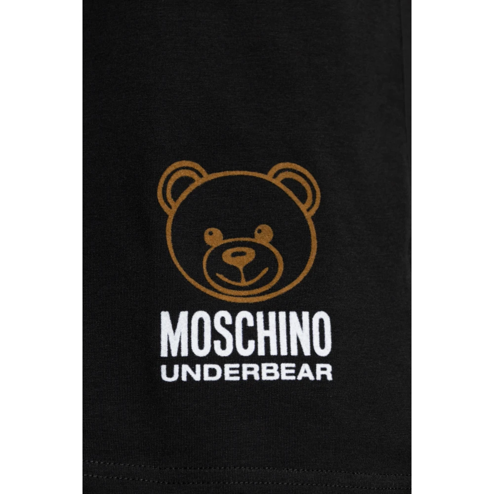 Moschino T-shirt uit de ondergoedcollectie Black Heren
