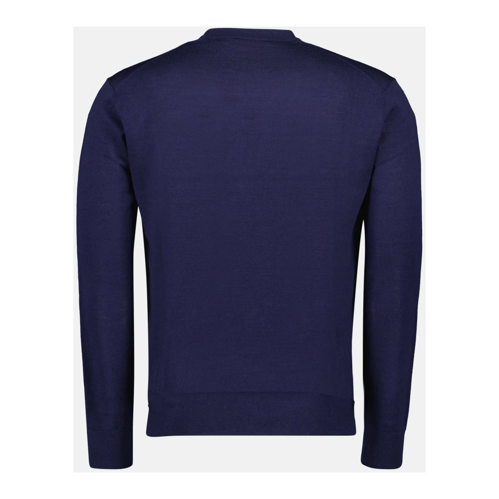 Diesel Navy Blauw Wollen Trui Heren Blue Heren