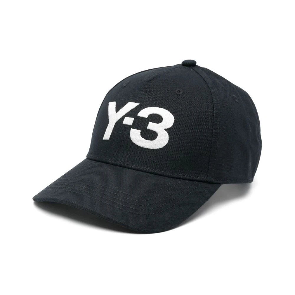 Y-3 Zwarte pet met uitsparingen Black Heren