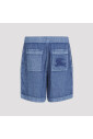 short-bleu-en-lin-a-cordon-de-serrage