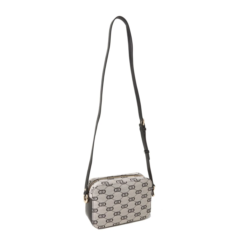 Liu Jo Jacquard Schoudertas met Ritssluiting Beige Dames