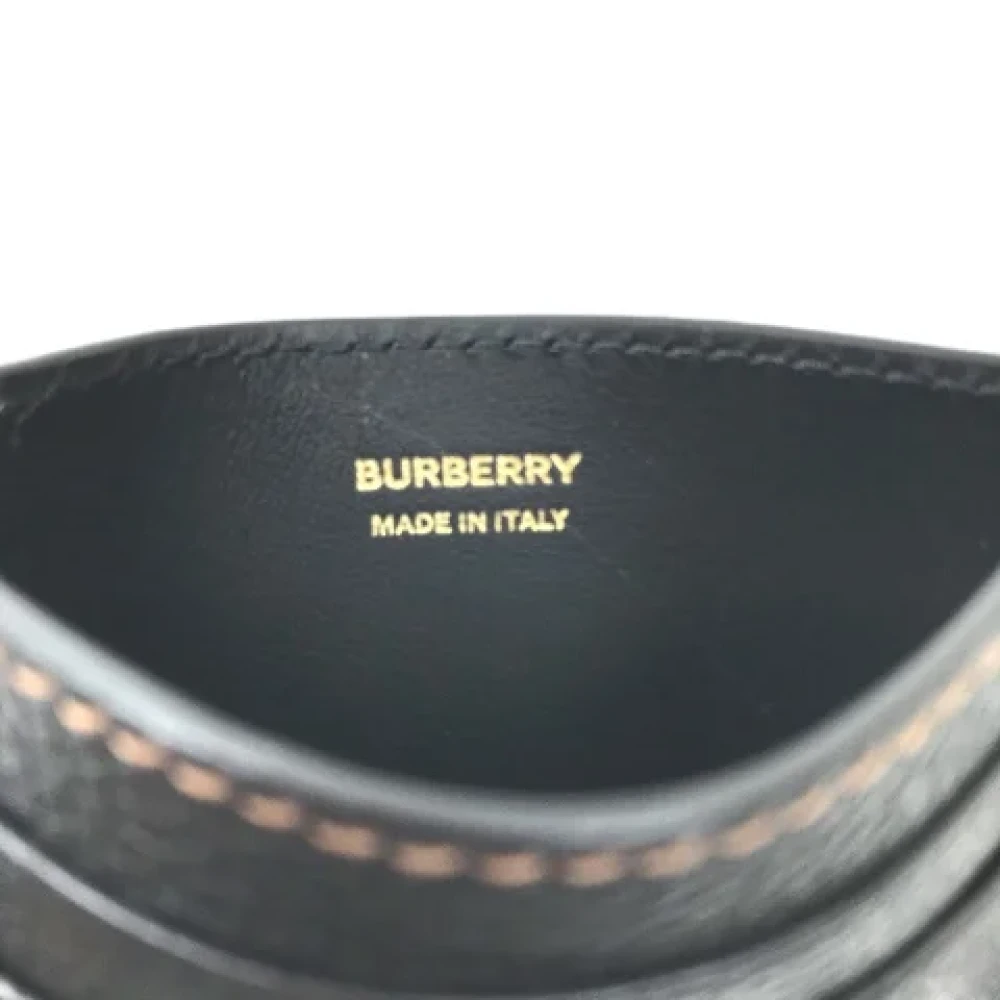 Burberry Vintage Pre-owned Leather home-office Black Dames