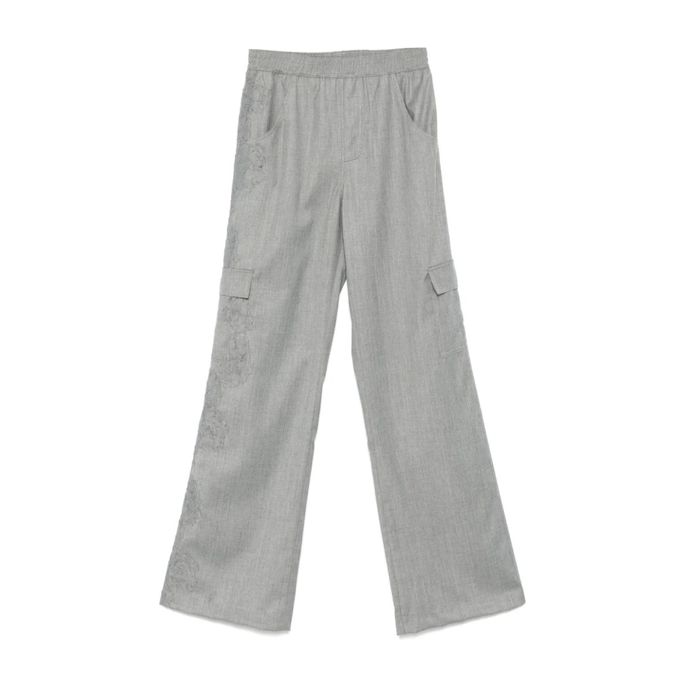 Ermanno Scervino Cargo Broek Gray Dames