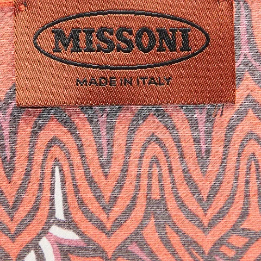 Missoni Pre-owned Silk scarves Multicolor Dames
