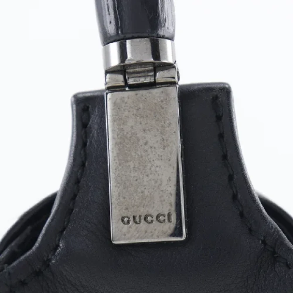 Gucci Vintage Pre-owned Leather shoulder-bags Black Dames
