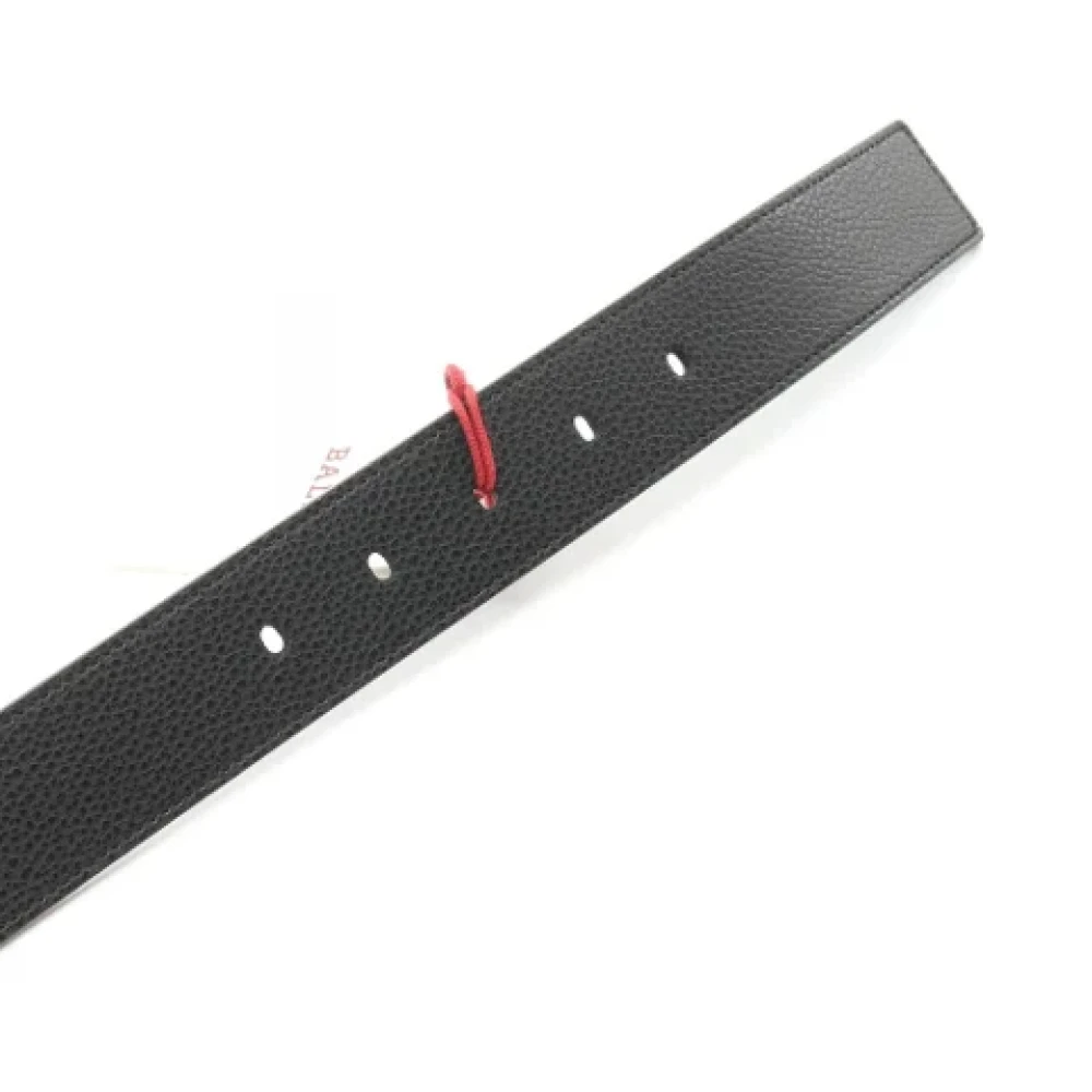 Bally Pre-owned Leather belts Black Heren