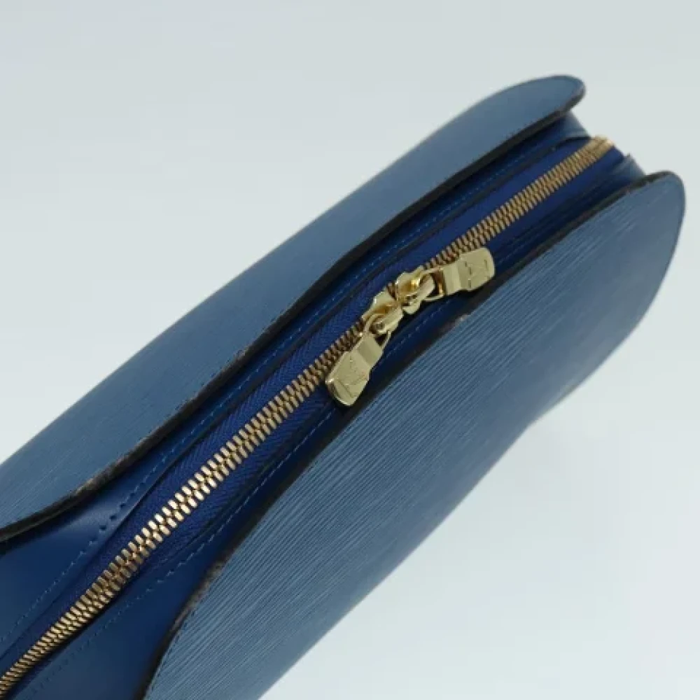 Louis Vuitton Vintage Pre-owned Leather pouches Blue Dames