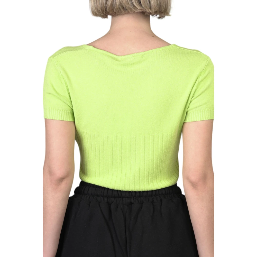 Hinnominate Stijlvolle korte mouw vest Green Dames