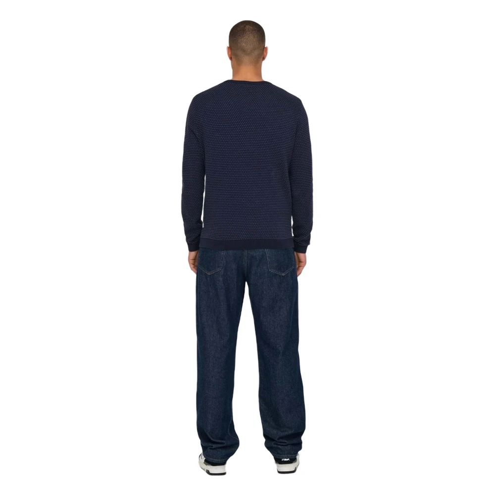 Only & Sons Trui Blue Heren