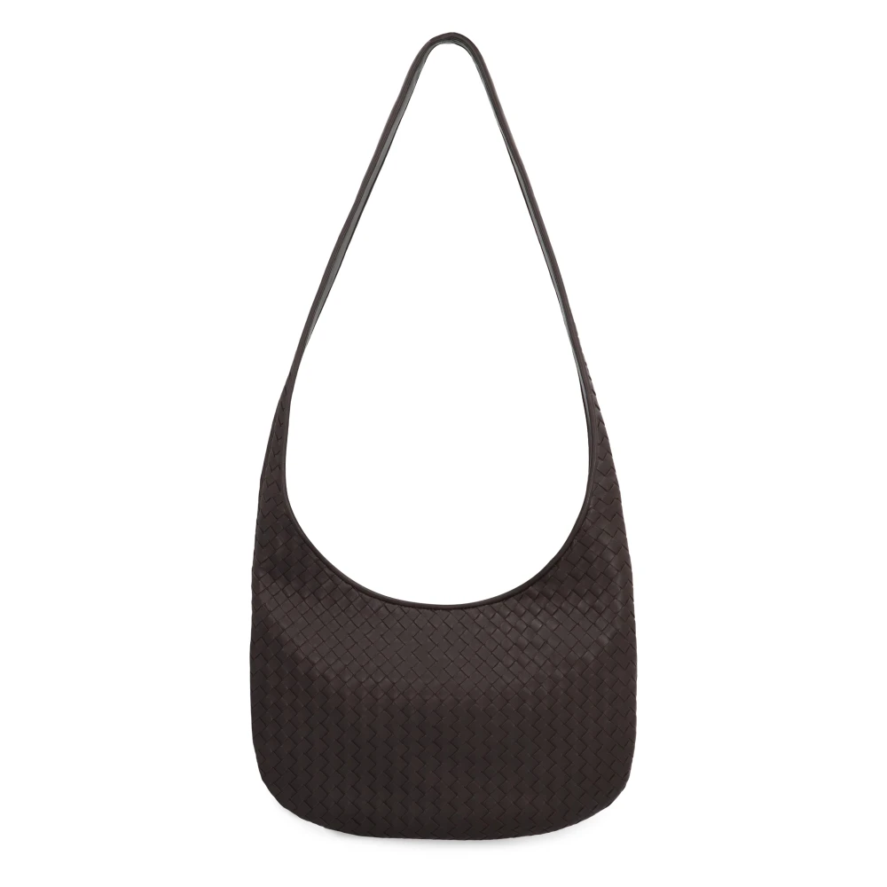 Bottega Veneta Men's Brown Shoulder Bags, One Size, Veneto Leather Crossbody Bag