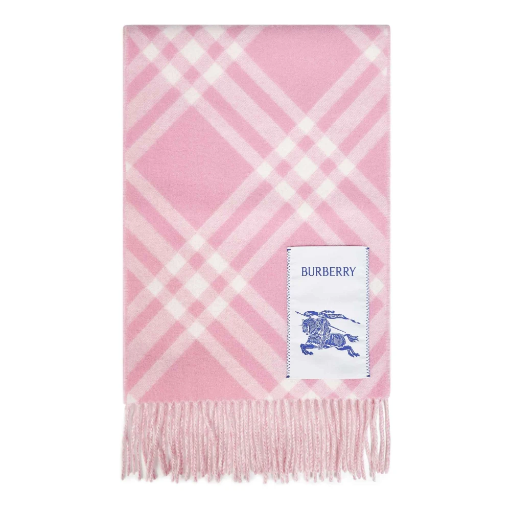 Burberry Vrouw Roze Accessoires Dames, One Size, Winter Scarves