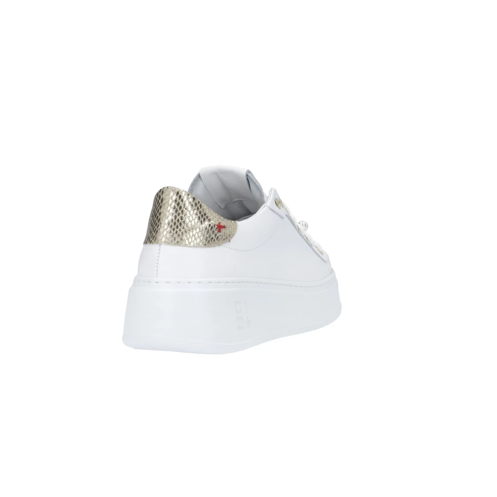 Gio+ Dames Leren Sneakers White Dames