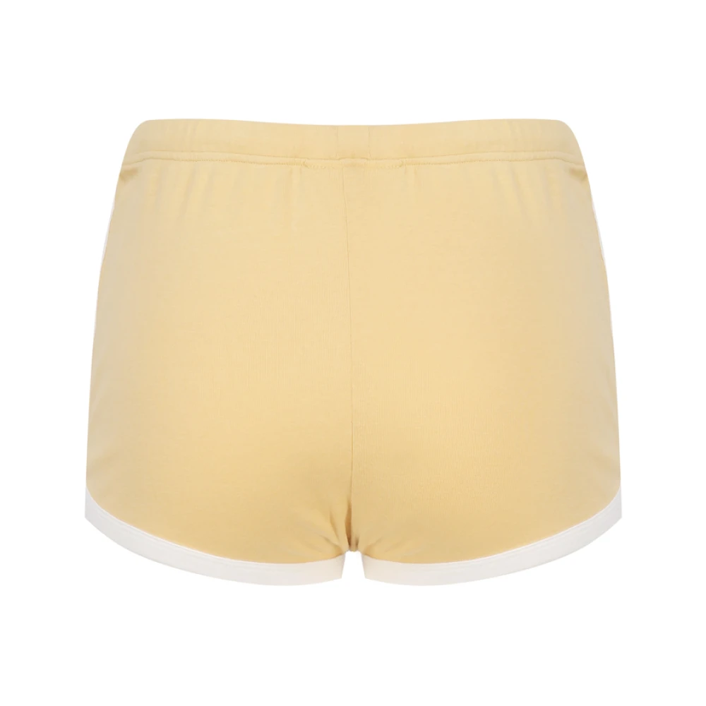 Courrèges Short Shorts Yellow Dames