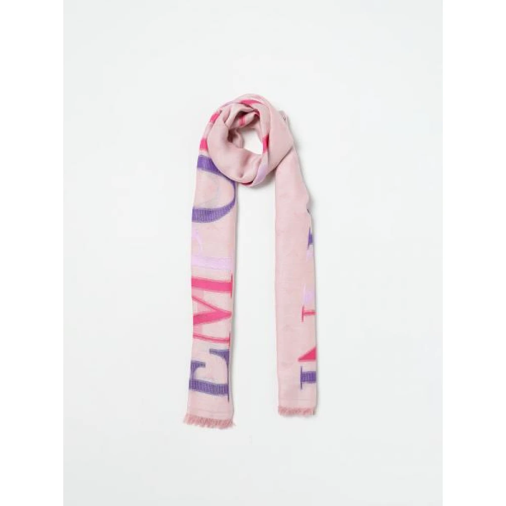 Emporio Armani Roze Sjaal Collectie Pink Dames