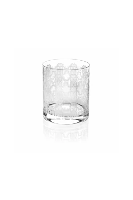 Platin Glas Set Monogram Allover
