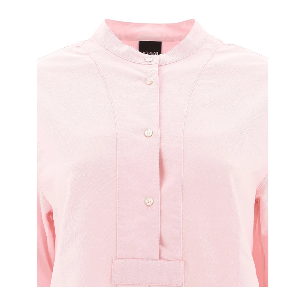 Aspesi Koreaanse Shirt van Katoen Pink Dames