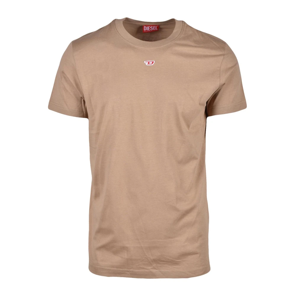 Diesel Katoenen T-shirt Brown Heren