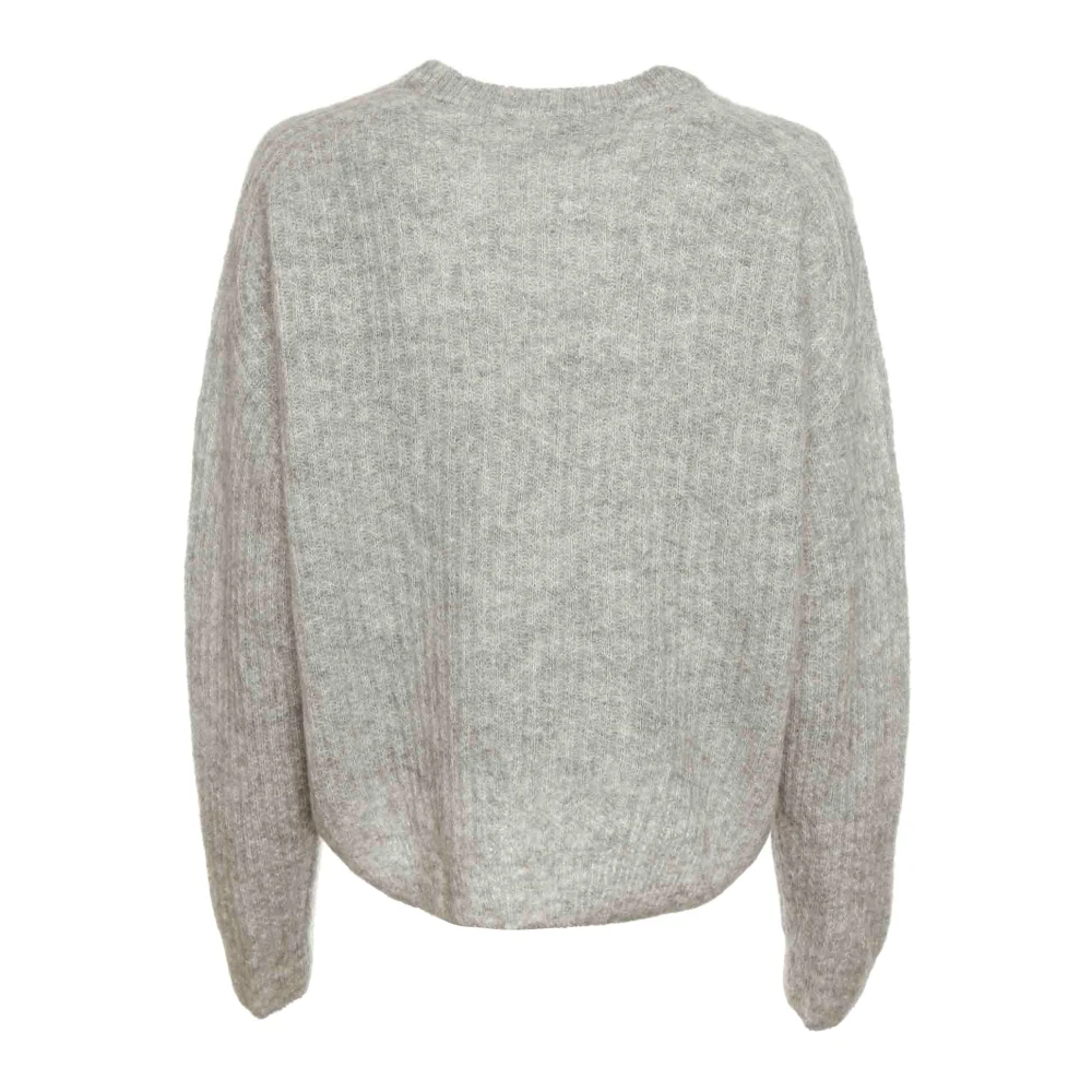 drykorn Alpaca Oversized Gebreide Trui Gray Dames