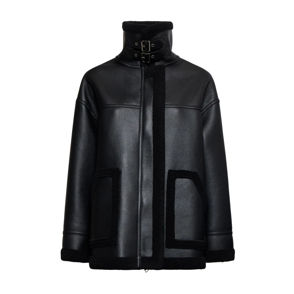 Silvian Heach Donna Nero - Faux Fur & Shearling Giacche - Jackets - L