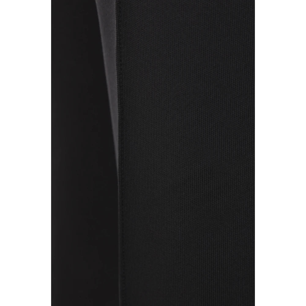 Courrèges Zwarte Baggy-Fit Interlock Broek Black Dames