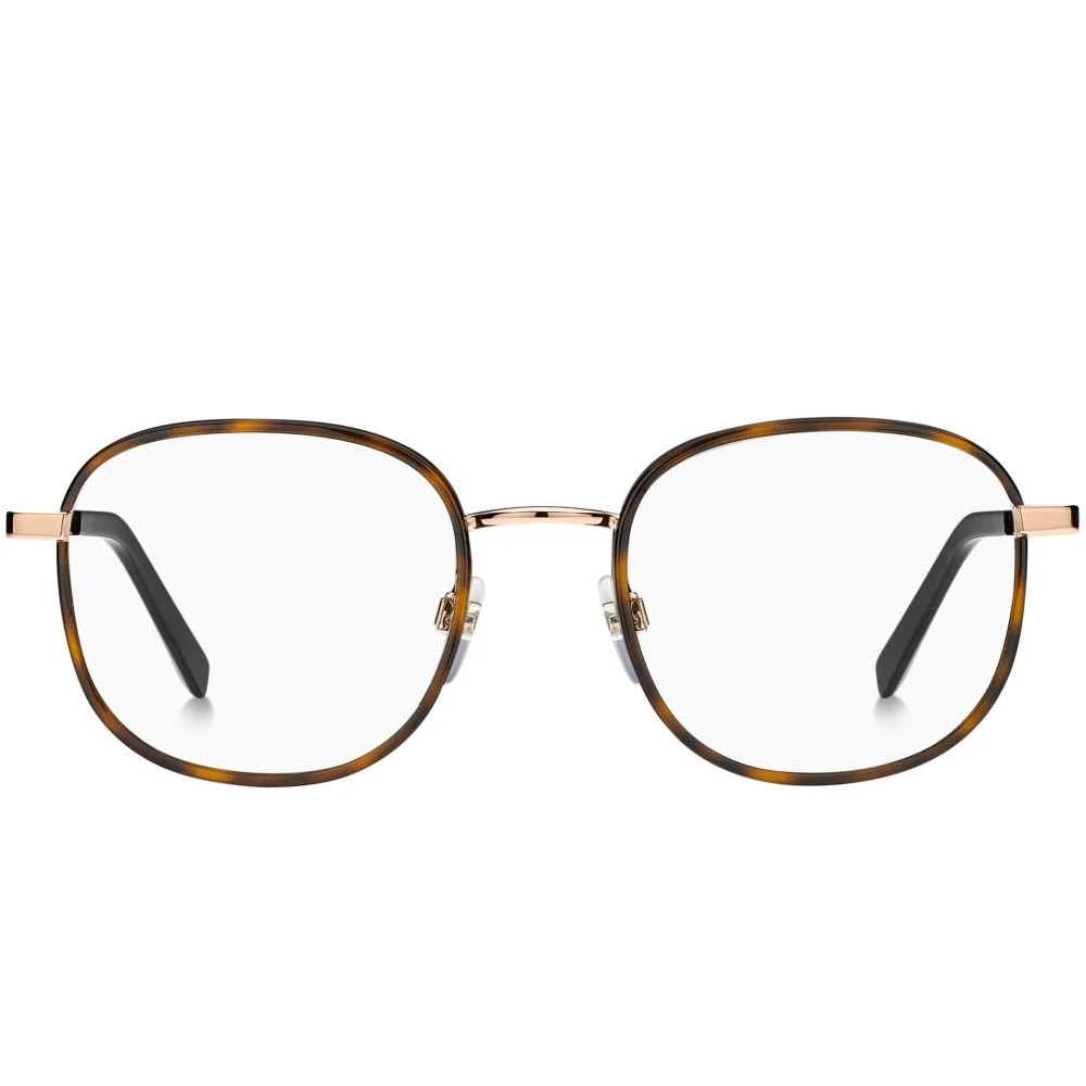 Marc Jacobs Havana Gold Eyewear Frames Brown Unisex