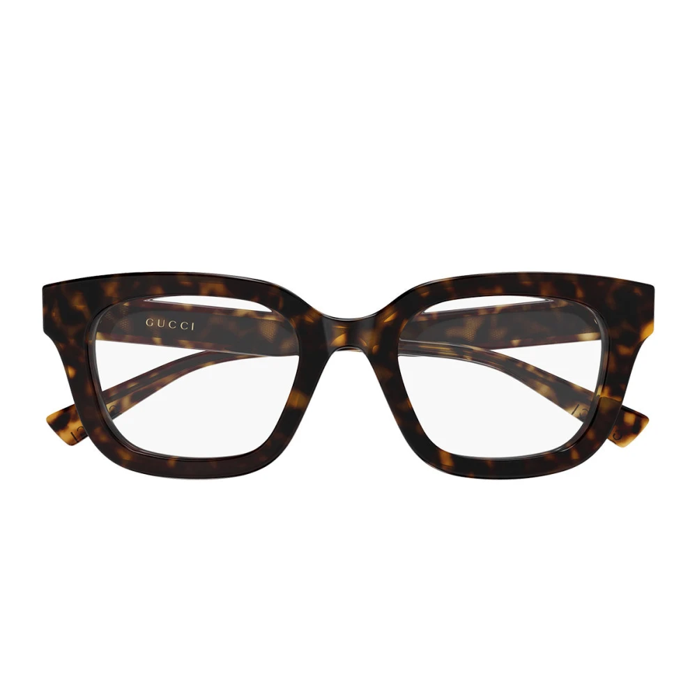 Gucci Unisex Brown Square Optical Frame - Glasses - 52 Mm - Accessories