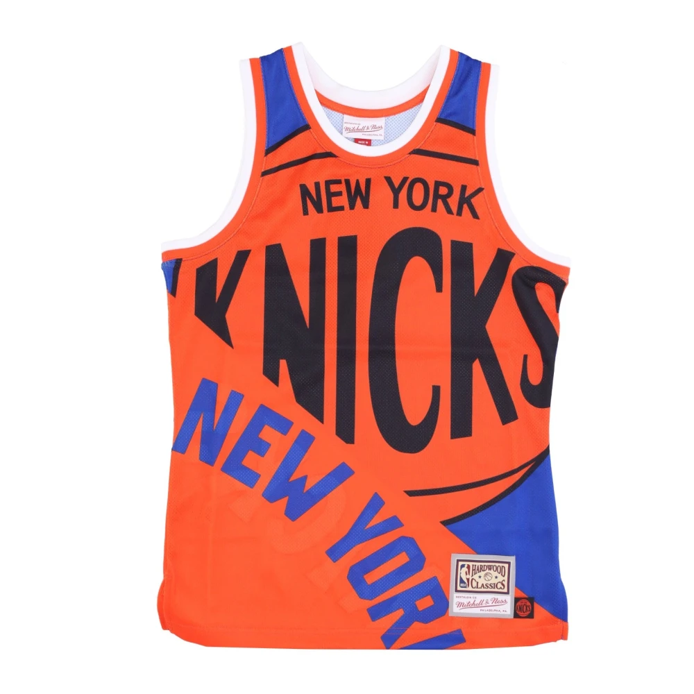 Mitchell & Ness NBA Big Face Tank Top Blauw Multicolor Heren
