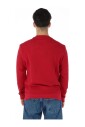 rode-sweatshirt-met-lange-mouwen