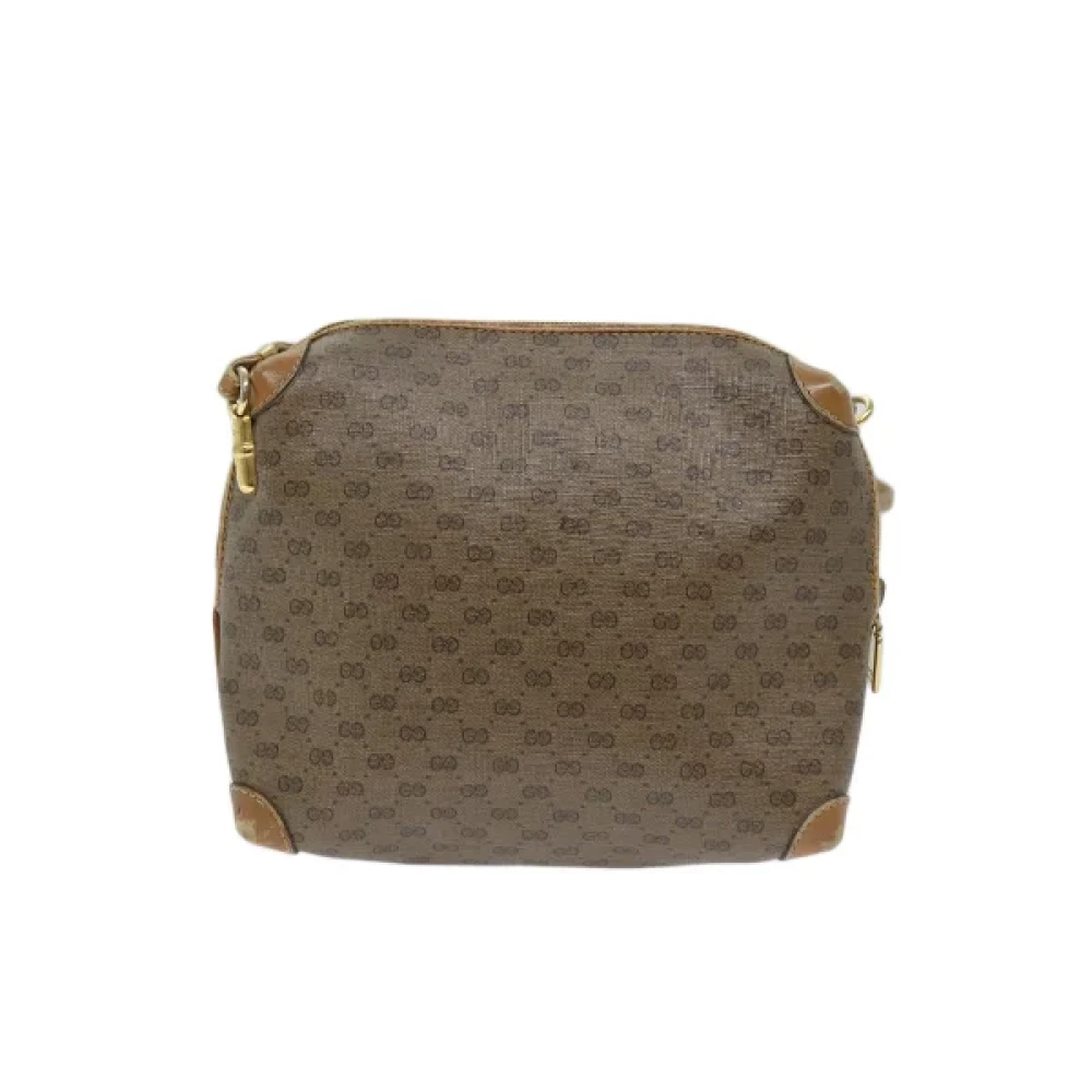 Gucci Vintage Pre-owned Canvas gucci-bags Beige Dames