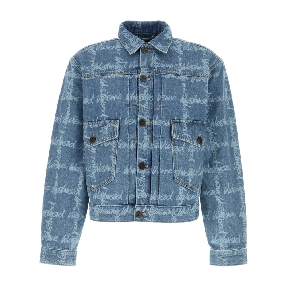 Vivienne Westwood Stijlvolle Denim Marlene Jack Blue Heren