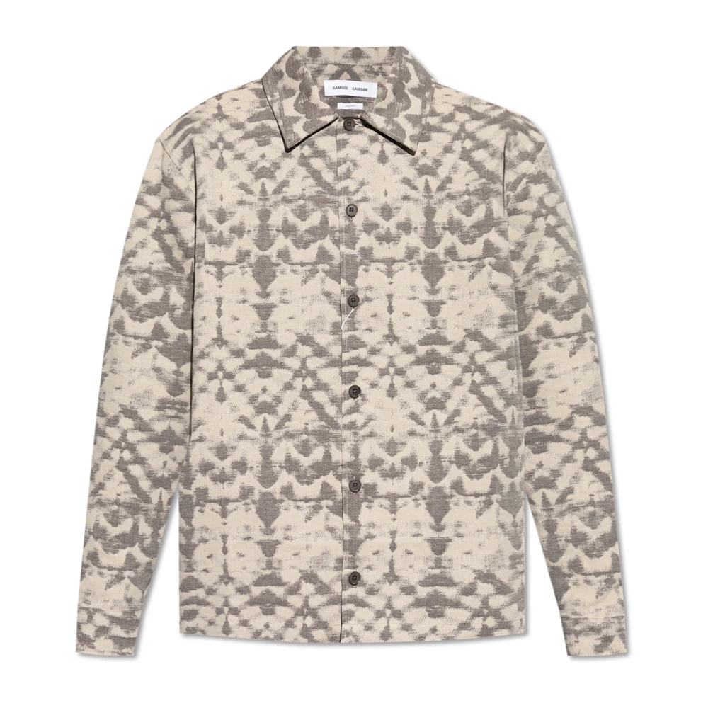 Samsøe Sacastor X overshirt 15200 Kaleidoscope Gray Heren