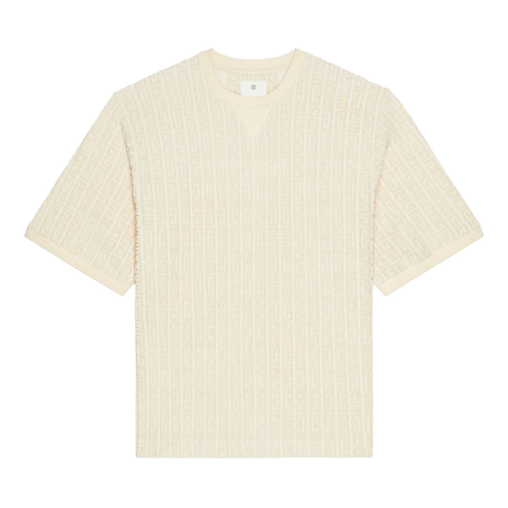 Givenchy Beige T-shirts en Polos met 4G Patroon Beige Heren