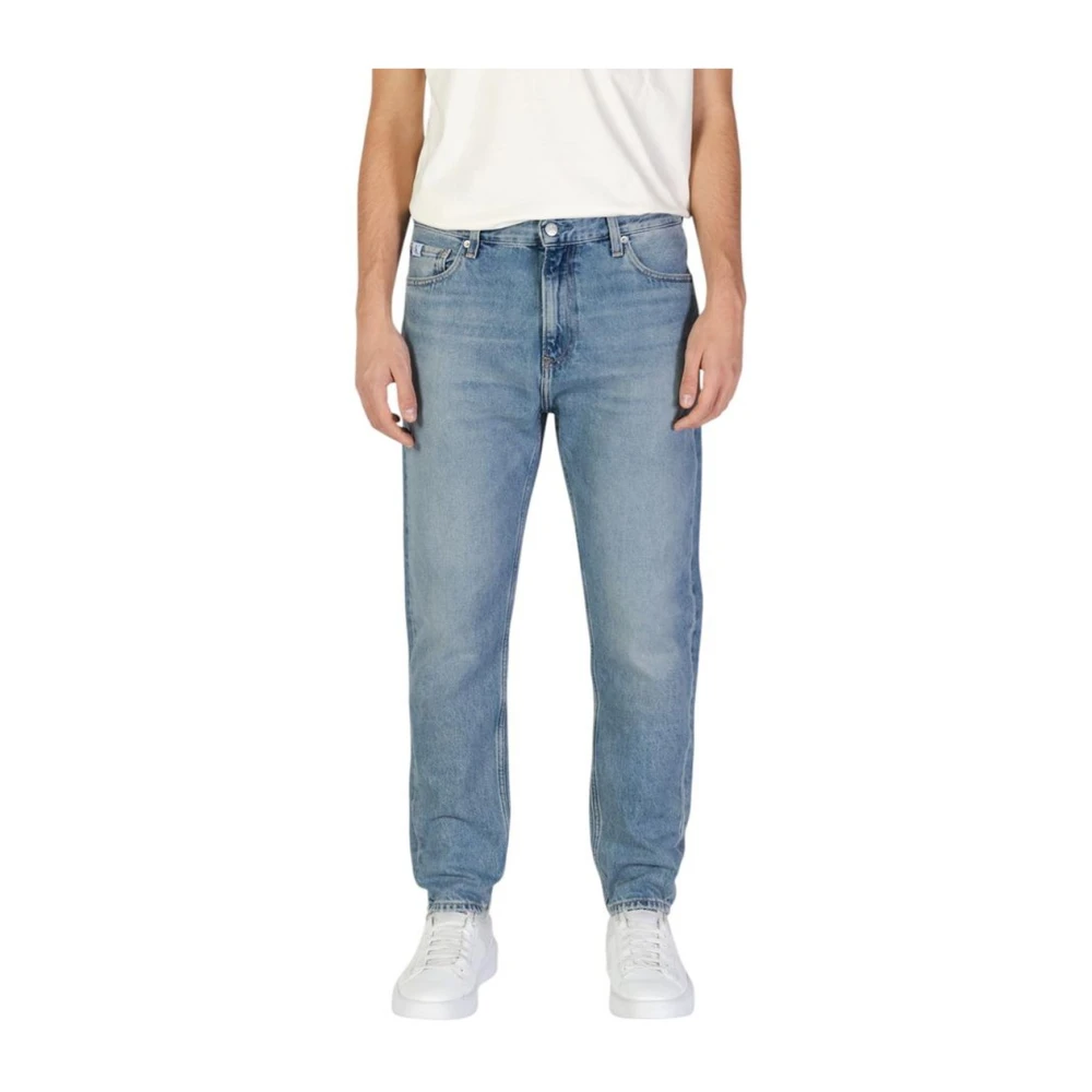 Calvin Klein Klassieke Denim Jeans voor Dagelijks Gebruik Blue Heren